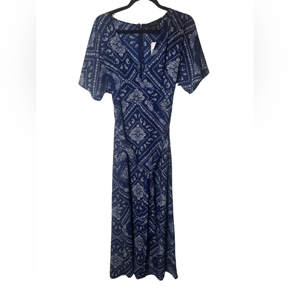 Forever 21 Blue & White Long Maxi Dress